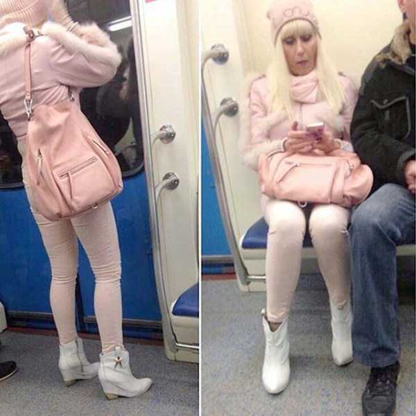 Модники из российского метрополитена