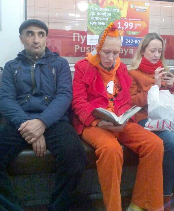 Модники из российского метрополитена