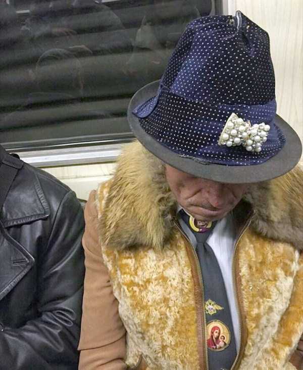 Модники из российского метрополитена