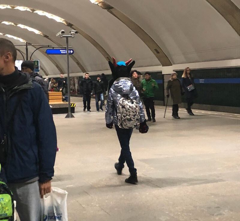 Модники из российского метрополитена