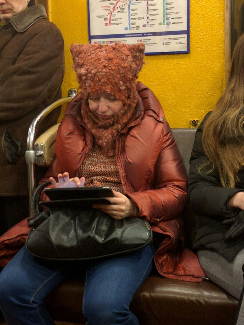 Модники из российского метрополитена