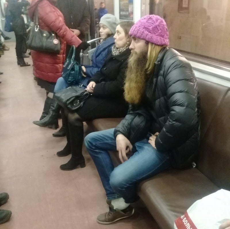 Модники из российского метрополитена