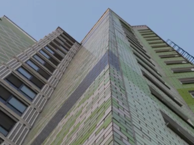 Дом, который был построен для участников программы реновации