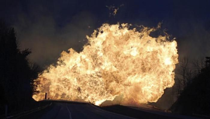 Взрыв газопровода в США