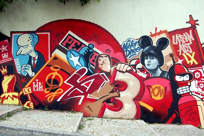 Уличный художник MrDheo