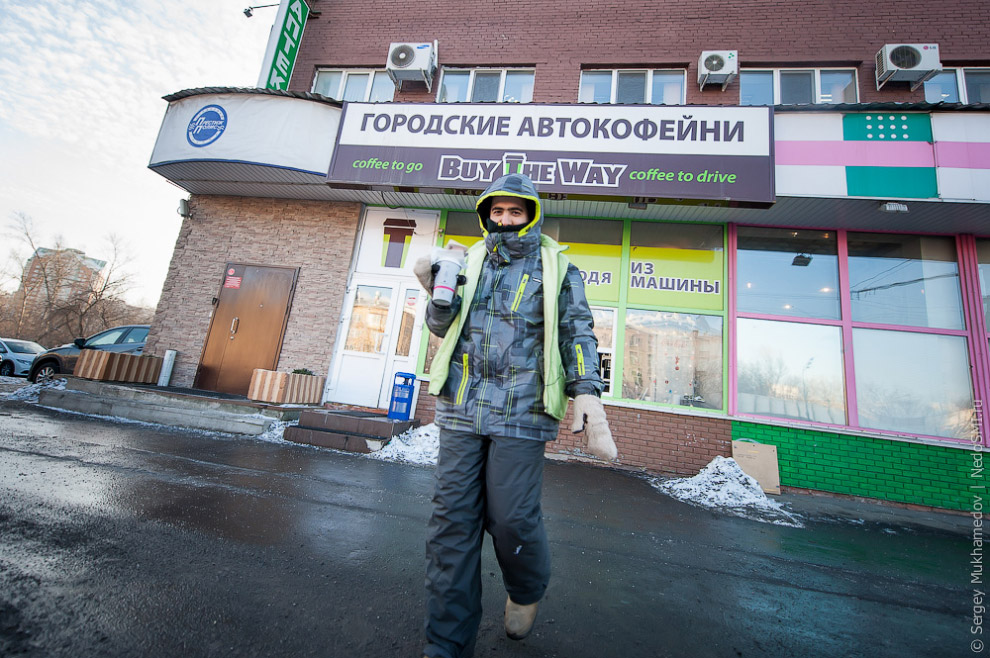 Необычный бизнес: кофе на вывоз