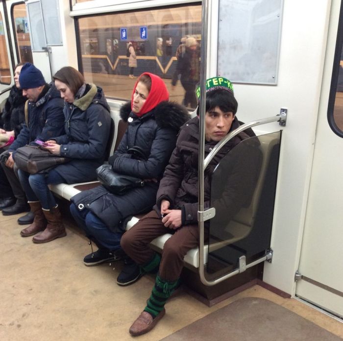 Модники из российского метрополитена
