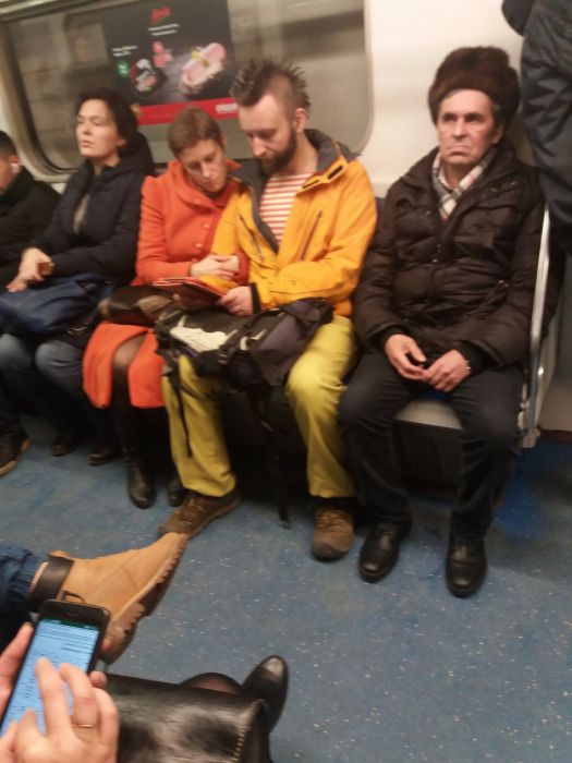 Модники из российского метрополитена