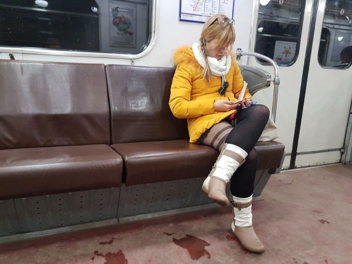 Модники из российского метрополитена