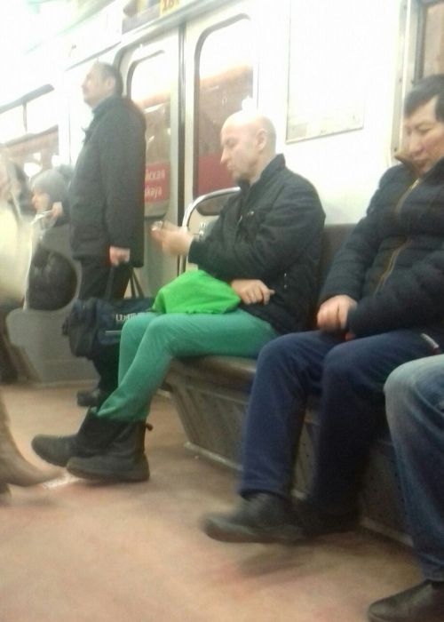 Модники из российского метрополитена