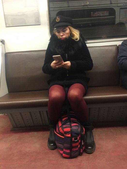 Модники из российского метрополитена