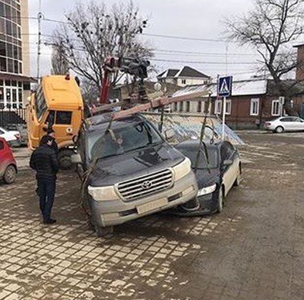 Горе-эвакуаторщик