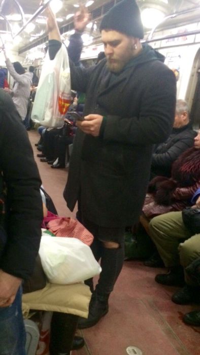 Модники из российского метро