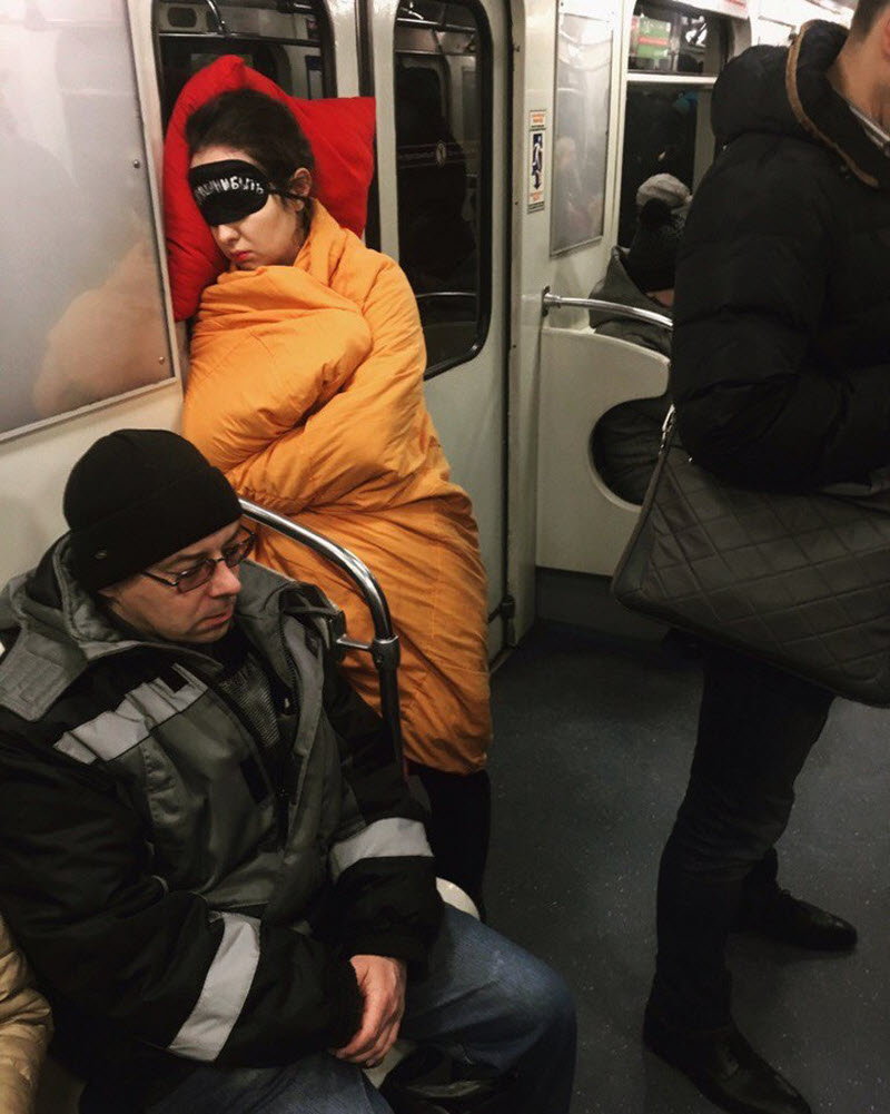 Модники из российского метрополитена