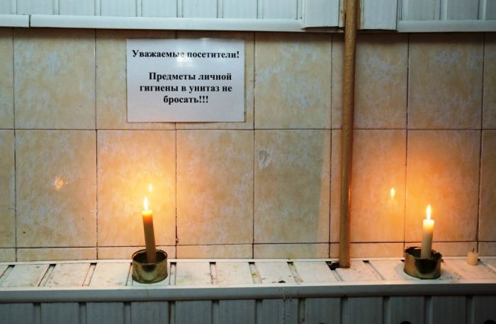 Туалет центрального автовокзала Воронежа оставили без воды и света