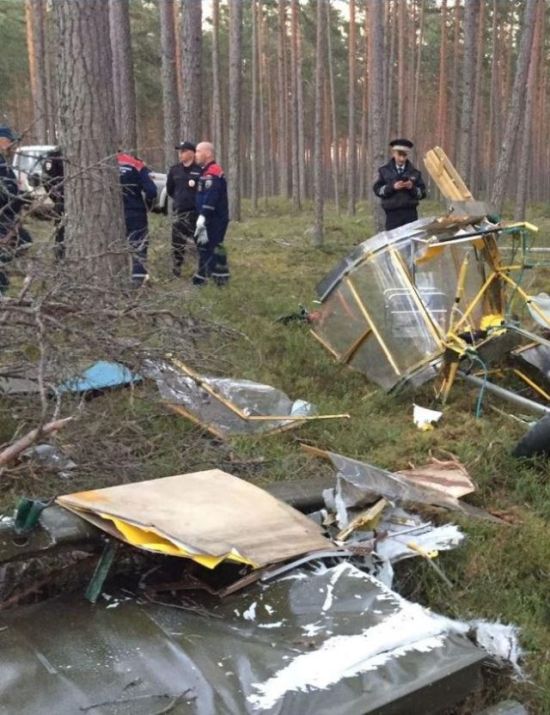 В Ленобласти разбился самодельный самолет