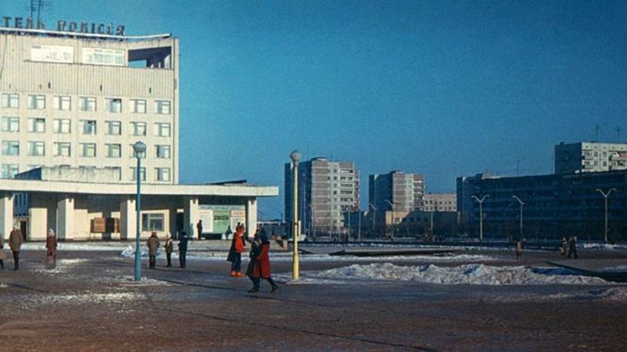 Припять до аварии и сейчас