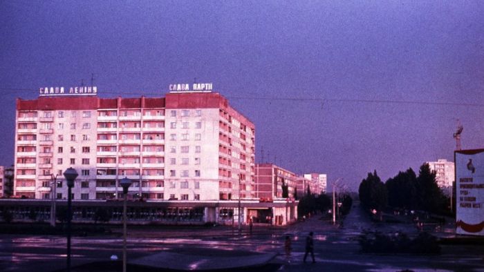 Припять до аварии и сейчас