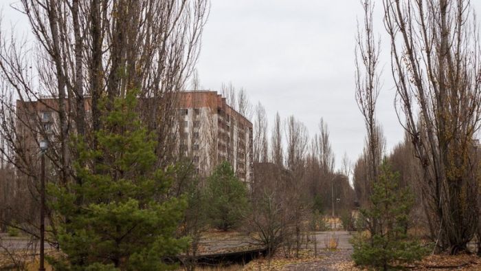 Припять до аварии и сейчас