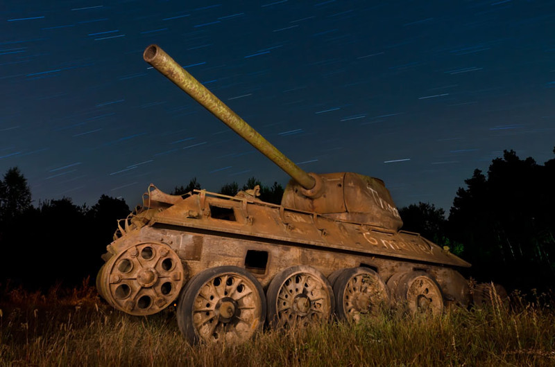 41 танк, захваченный природой 41 танк, захваченный природой