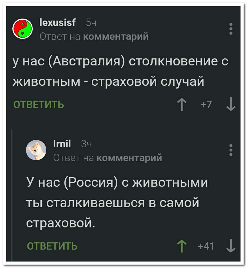Забавные комментарии из социальных сетей