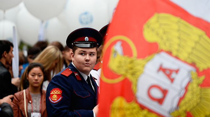 Как прошел парад студентов в Москве