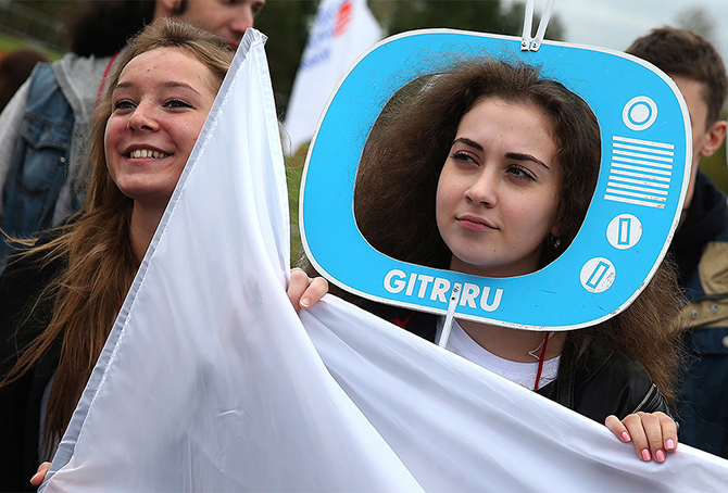 Как прошел парад студентов в Москве