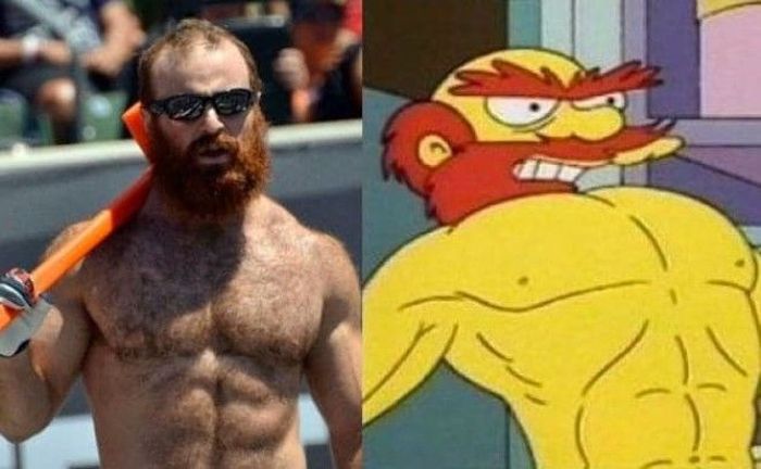 Двойники героев сериала «Симпсоны» из реальной жизни