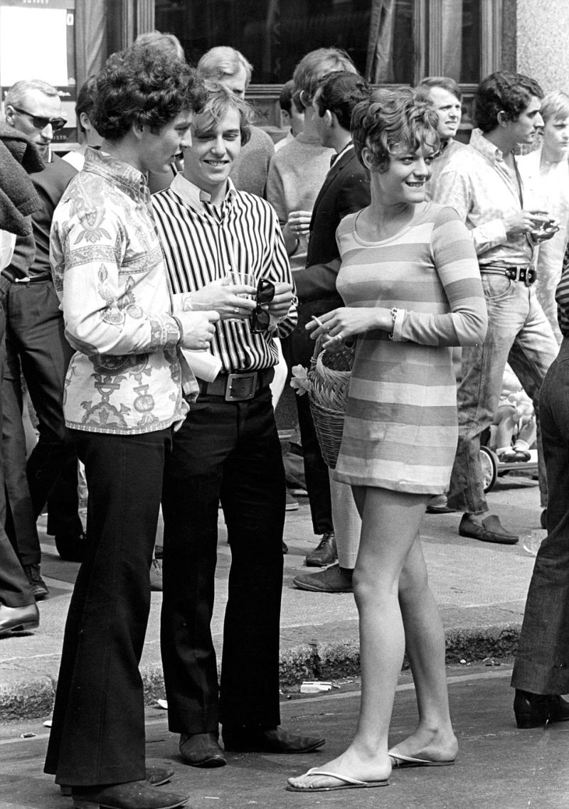 Свингующий Лондон 60-х с гологрудыми модницами