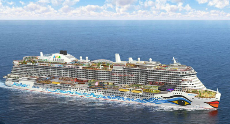 В Германии спустили на воду роскошный лайнер с полем для гольфа, аквапарком и 17 ресторанами В Германии спустили на воду роскошный лайнер с полем для гольфа, аквапарком и 17 ресторанами