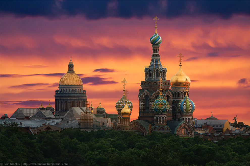 Открыточные виды Санкт-Петербурга