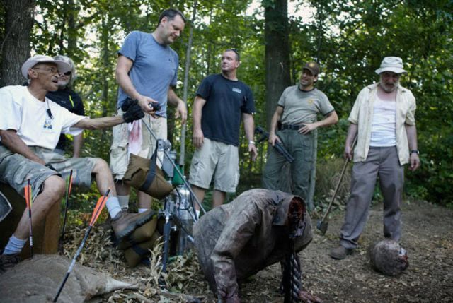 Фотографии со съемок The Walking Dead