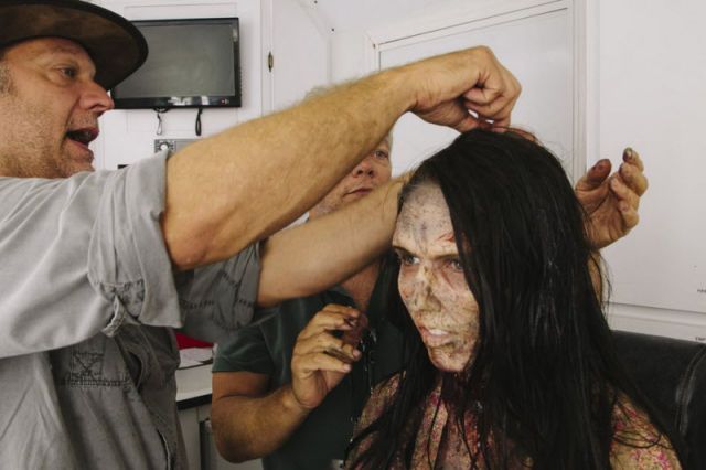 Фотографии со съемок The Walking Dead