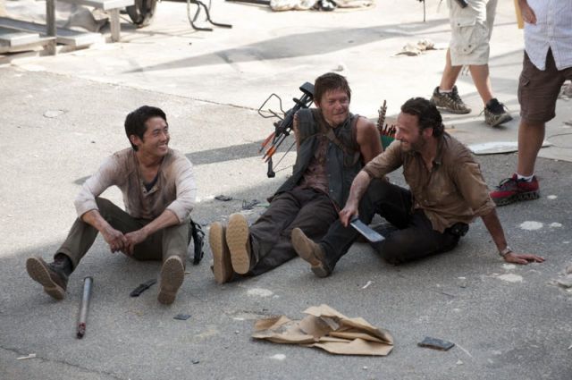 Фотографии со съемок The Walking Dead