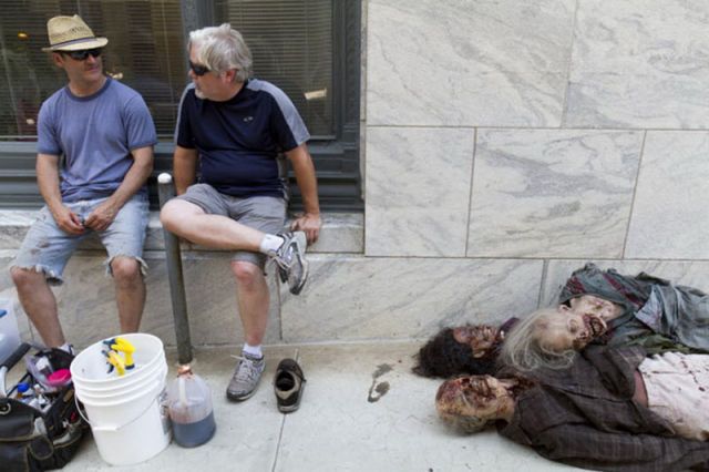 Фотографии со съемок The Walking Dead