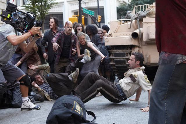 Фотографии со съемок The Walking Dead