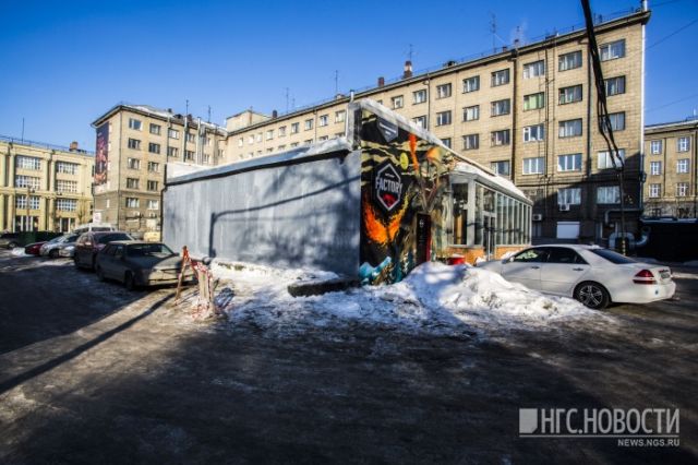 В Новосибирске из-за мести закрасили рисунки сказочных персонажей