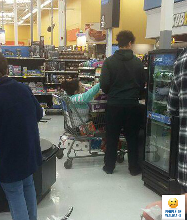 Экстравагантные покупатели Walmart