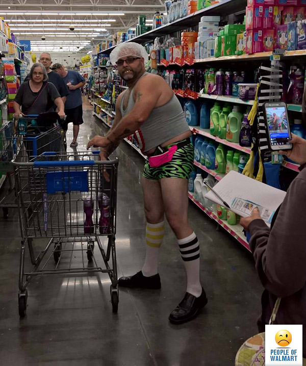 Экстравагантные покупатели Walmart