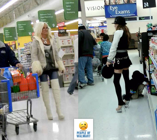 Экстравагантные покупатели Walmart
