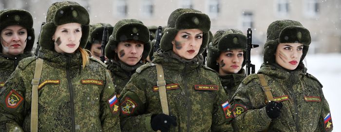 Девушки в силовых структурах нашей страны