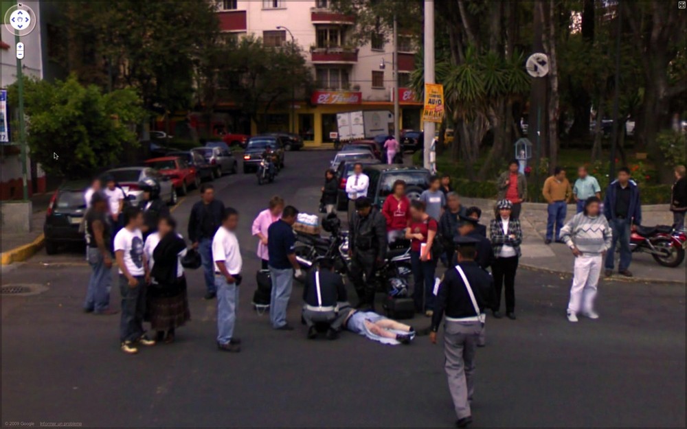 Странные кадры на Google Street View