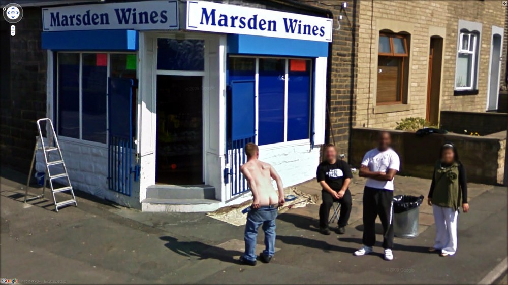 Странные кадры на Google Street View