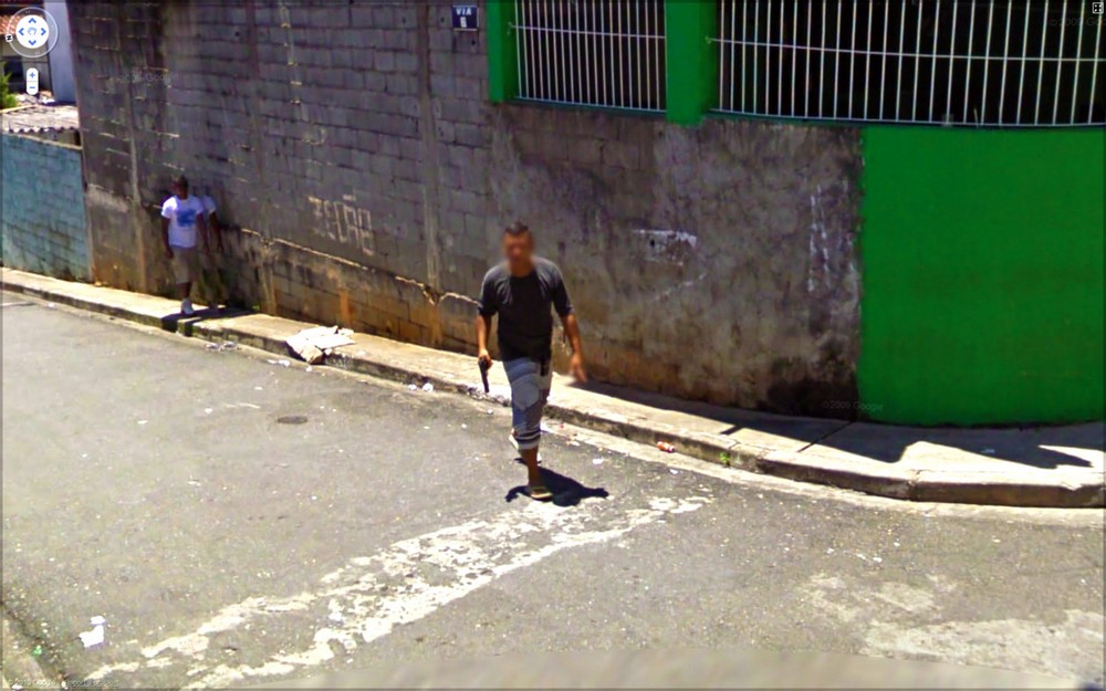 Странные кадры на Google Street View
