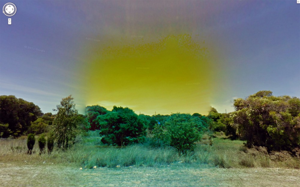 Странные кадры на Google Street View