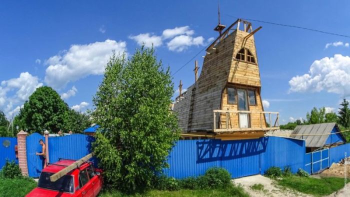 Дом-корабль в Белгородской области