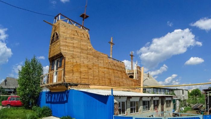Дом-корабль в Белгородской области