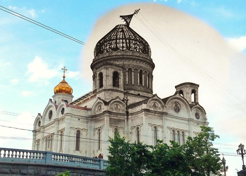 Две Москвы в одном кадре