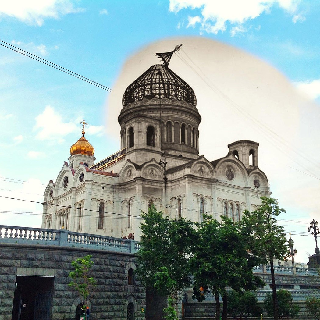 Две Москвы в одном кадре