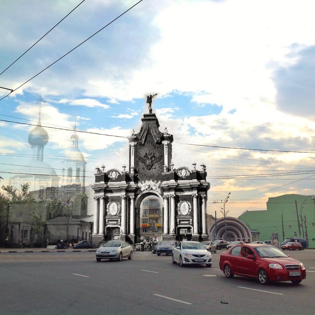 Две Москвы в одном кадре